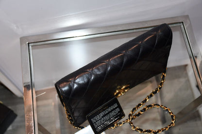 Chanel Classic Single Flap Black Lambskin Bag