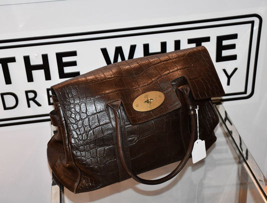 Mulberry Mock Croc Bayswater