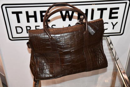 Mulberry Mock Croc Bayswater