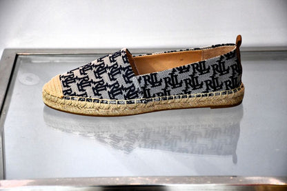 Ralph Lauren Cameryn Navy RLL Monogram Espadrilles (5)