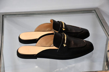 Ted Baker Zola Icon Black Leather Mule loafers preloved 7