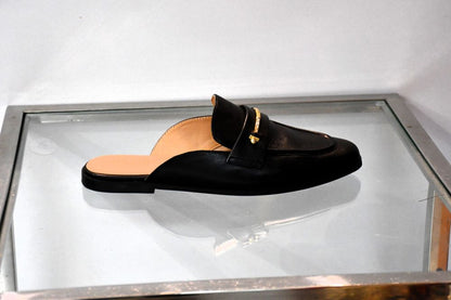 Ted Baker Zola Icon Black Leather Mule Loafers (7)