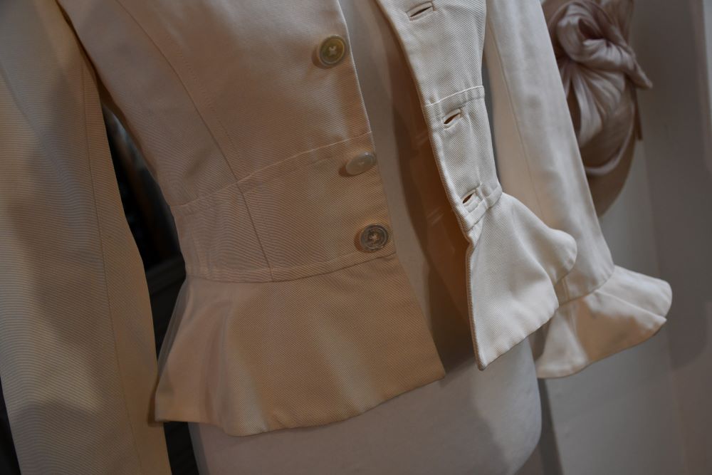 preowned Ralph Lauren Cotton Silk Cream Jacket