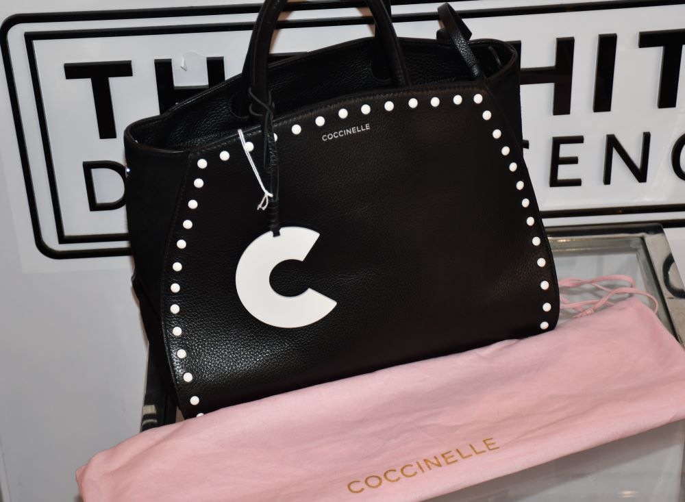 Pre owned Coccinelle Concrete Stud Bag