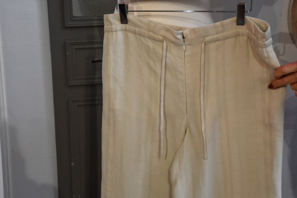 preowned Armani Collection Wide Leg Trousers