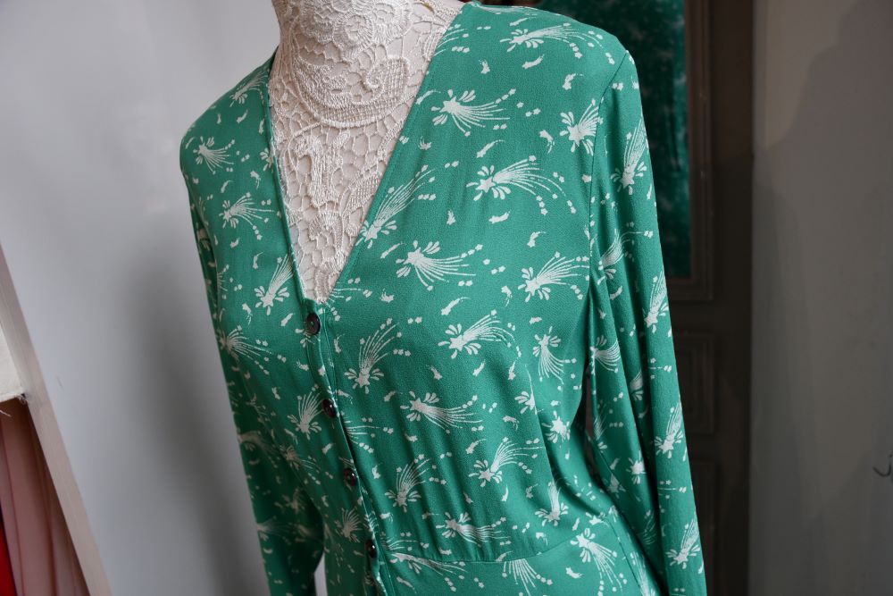 top of preowned Ghost Green Laura Shooting Star Dress