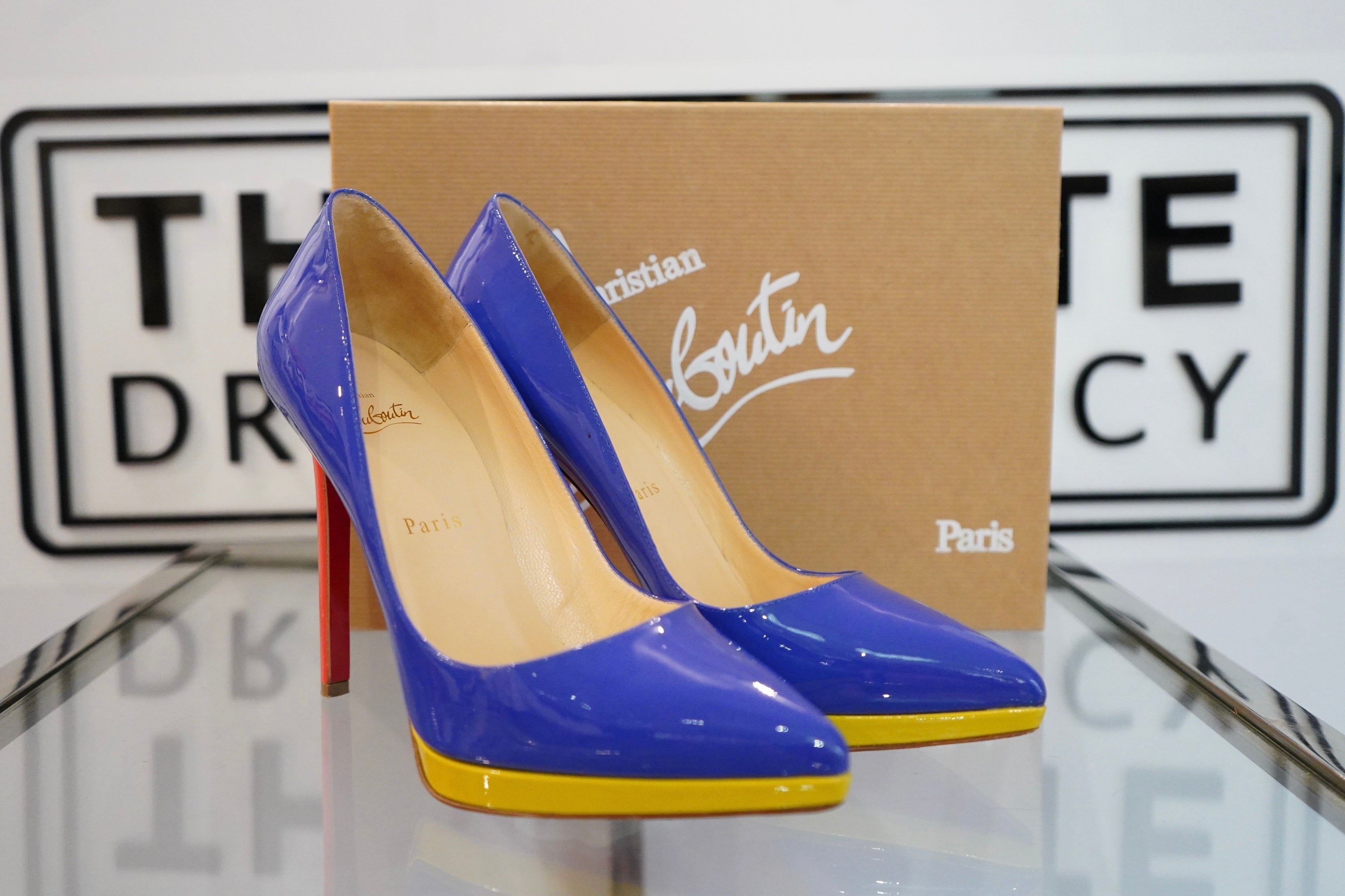 Christian louboutin pigalle 120 patent calf best sale