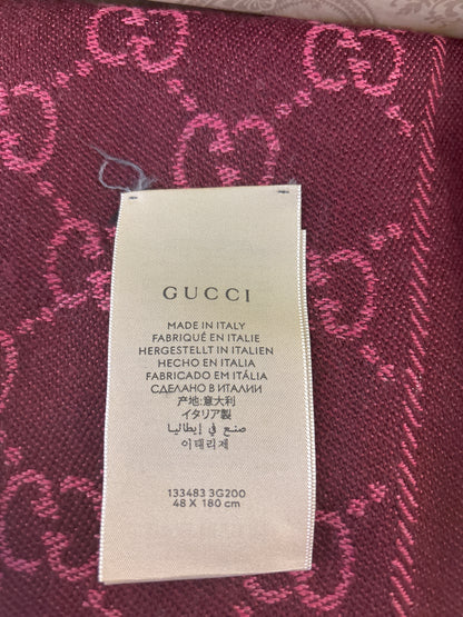 Gucci Wool 48 x 180 Scarf