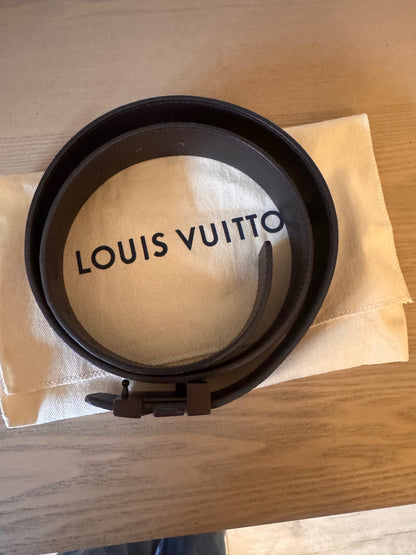 Louis Vuitton Damier Ebene LV Monogram Belt