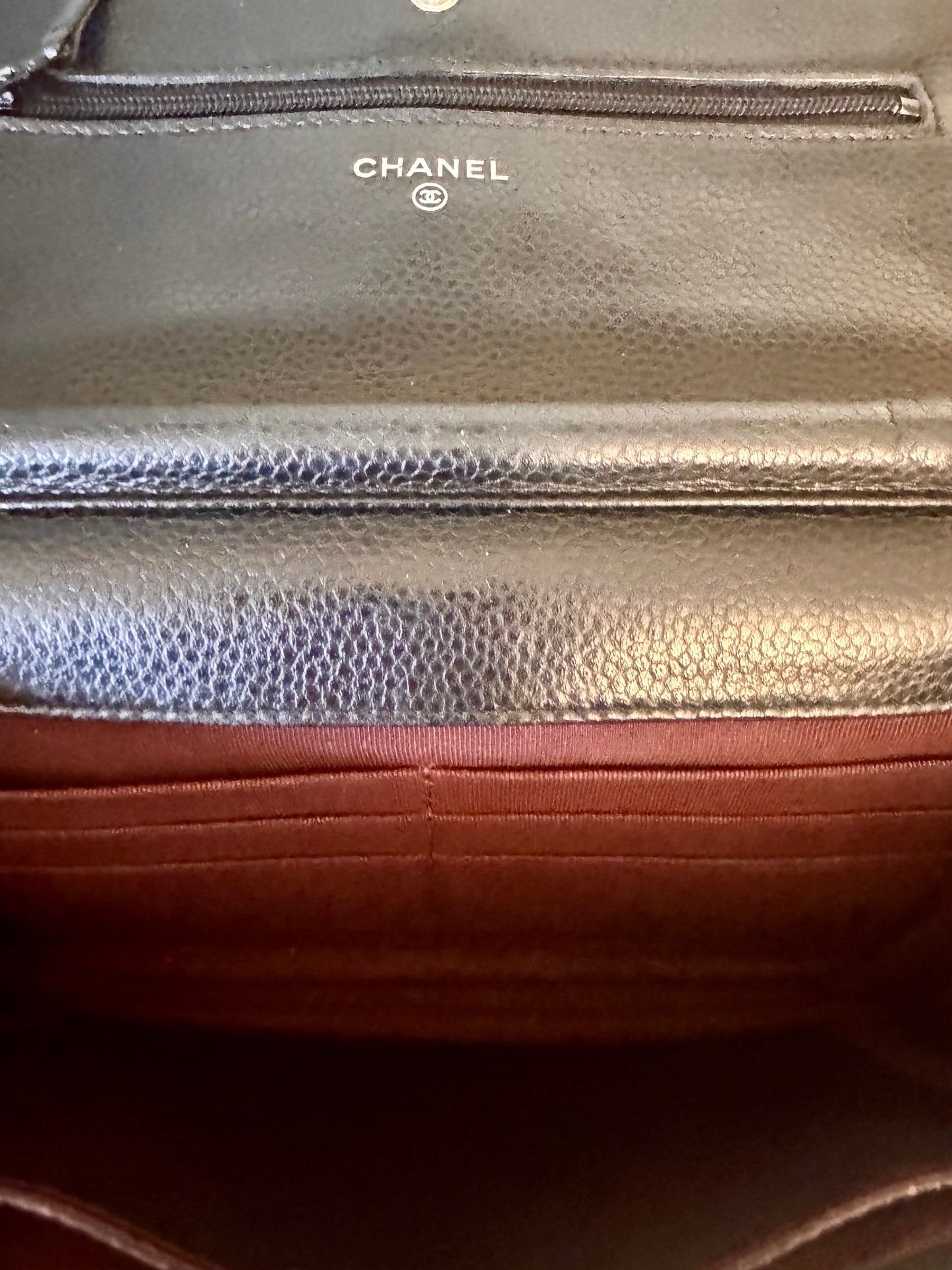 Chanel Wallet on a Chain Caviar Bag