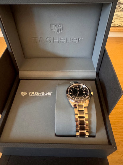 pre owned Tag Heuer Formula 1 Quartz stainless steel watch in box