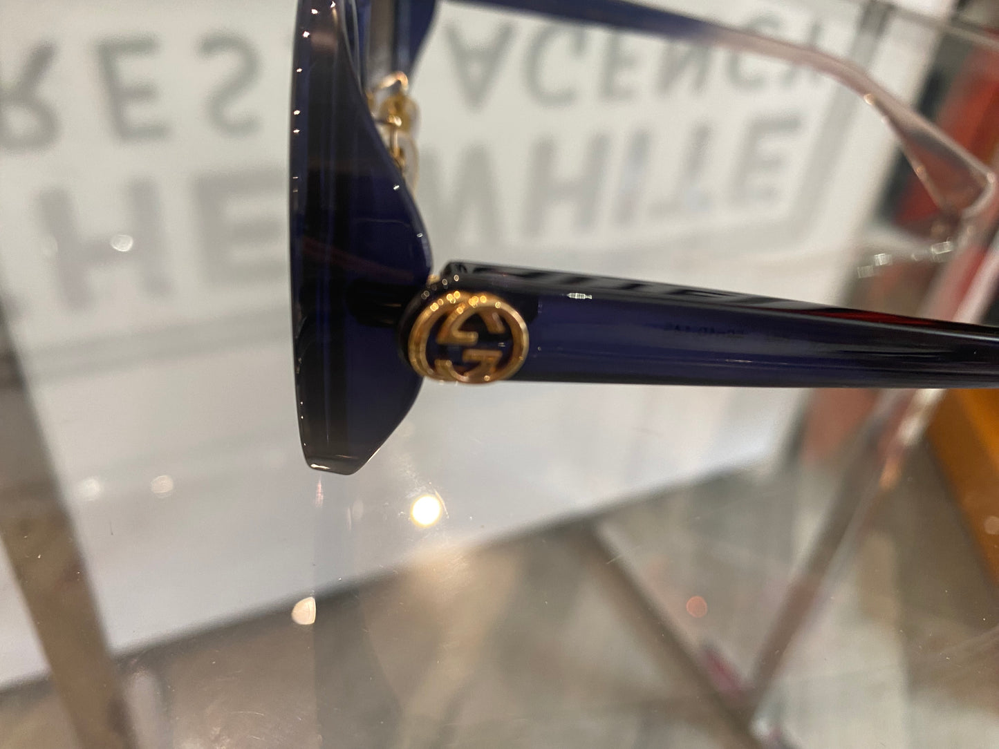 Gucci Blue Rimmed Sunglasses