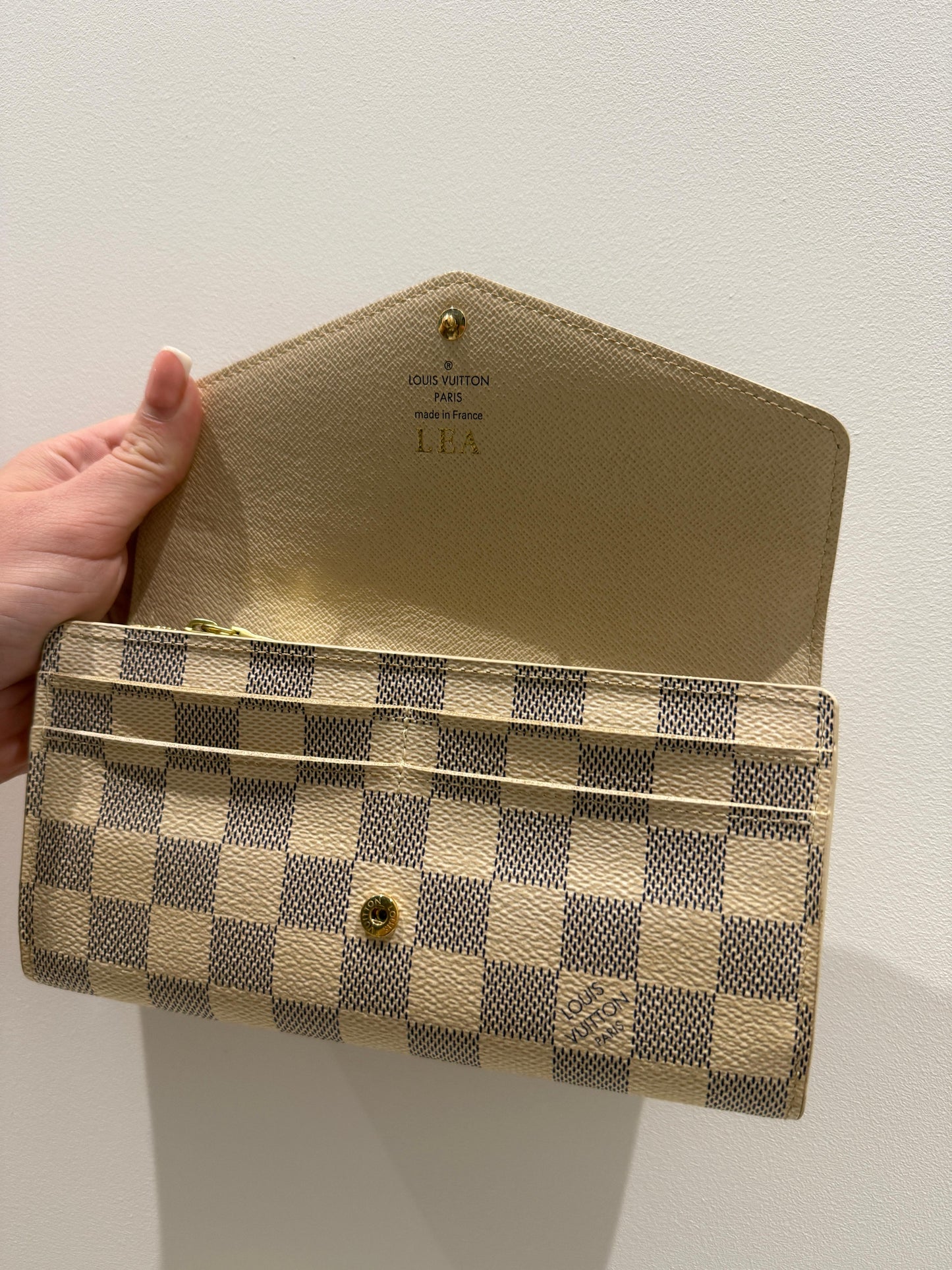 Louis Vuitton Sarah Damier Azur Wallet