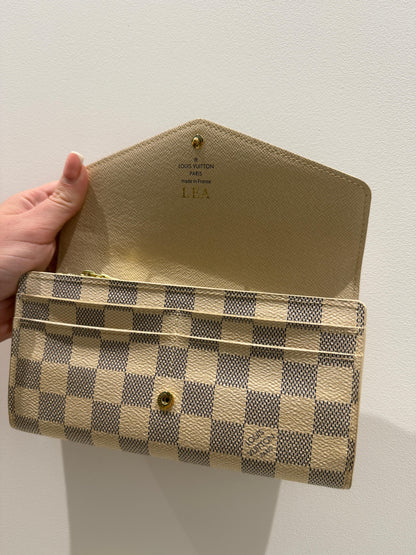 Louis Vuitton Sarah Damier Azur Wallet