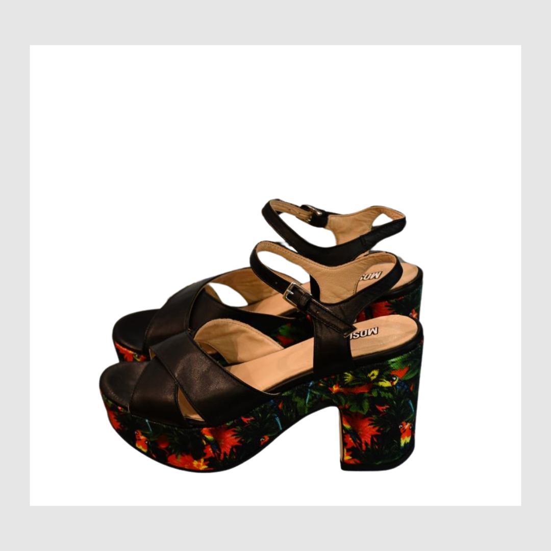 Love Moschino Floral Printed Sandals