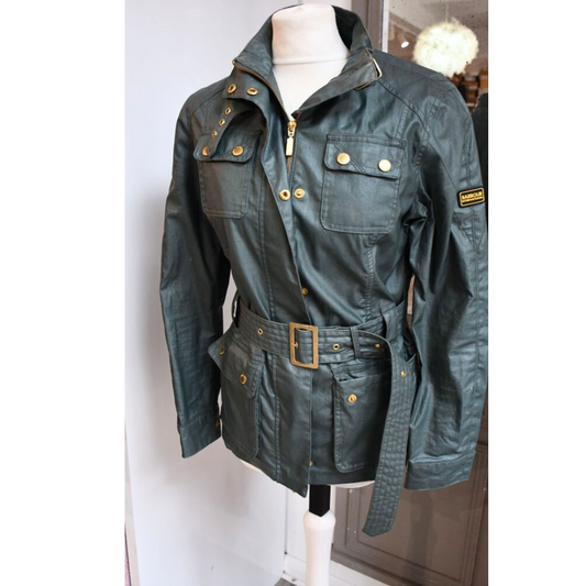 Barbour International Light Khaki Jacket (8)