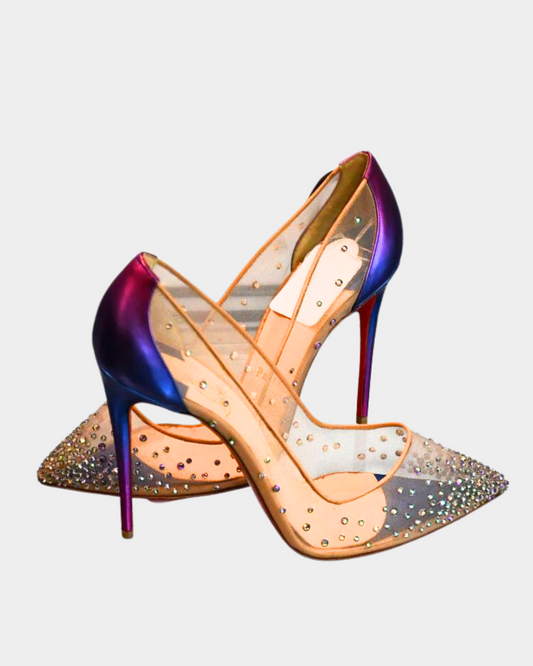 Louboutin Follies Strass 100 Shoes (38.5) Unworn